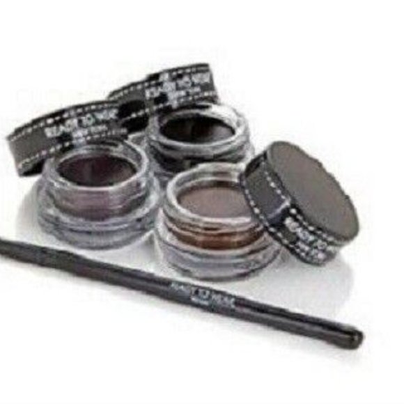 Ready to Wear Eyeluxe Gel Eyeliner Set with Pro Tip Brush - Black, Brown + Plum - Picture 2 of 6
